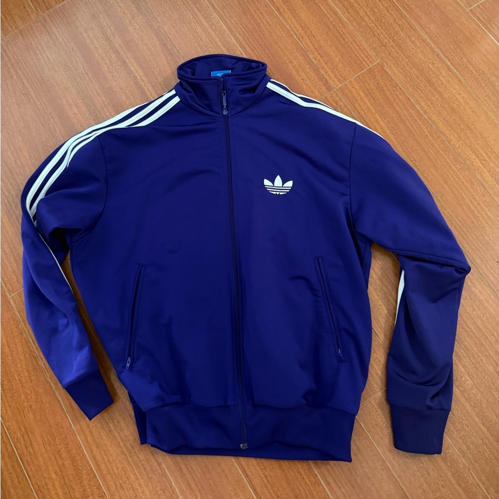 Adidas Purple Zip-Up jacket